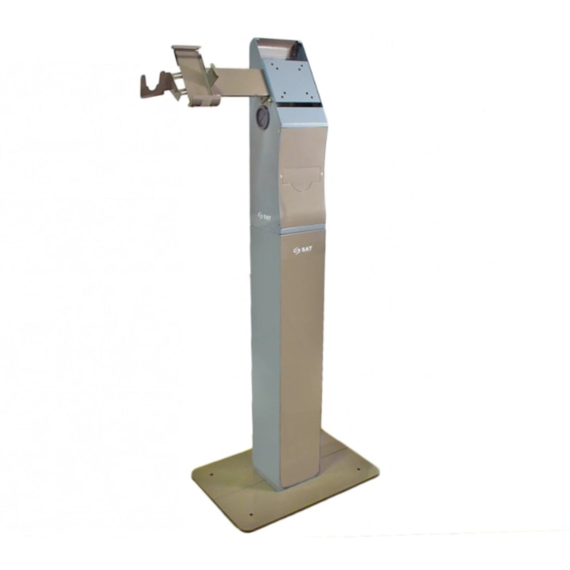 Pedestal doble nivel kiosco Sat America KST2