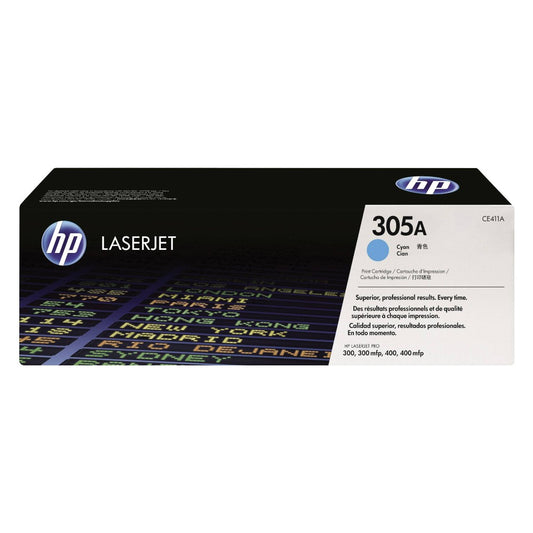 HP toner cian 2 600 pgs CE411A