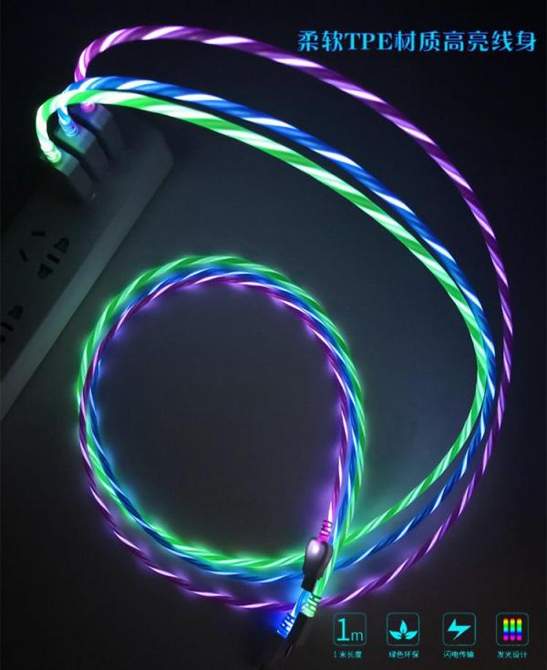 Cable USB Lightning RC-130I Luminous Ultima Edicion Remax - Blanco