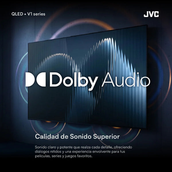 JVC televisor 50” Qled 2K Google TV  - LT-50KM4584