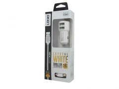 CARGADOR CARRO C309 LDNIO MICRO B BLANCO