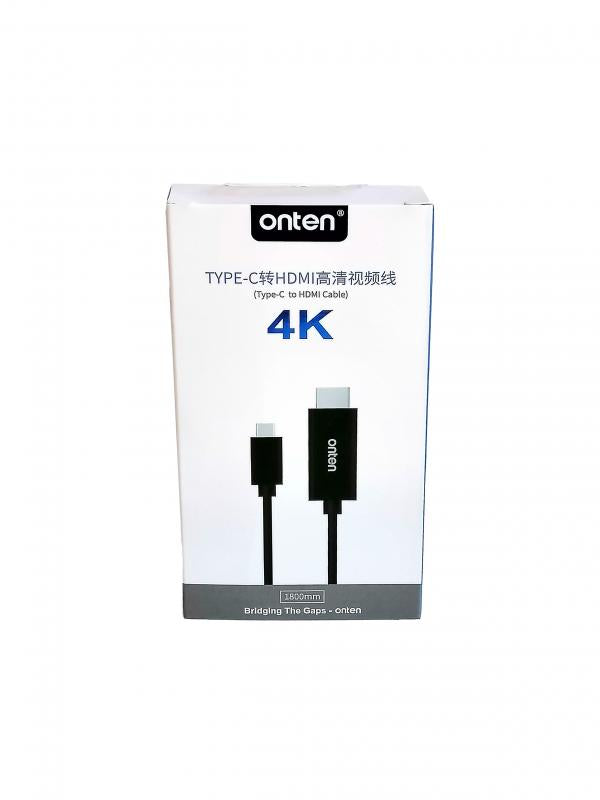 Cable Adaptador USB Tipo C a HDMI OTN-9572 Onten