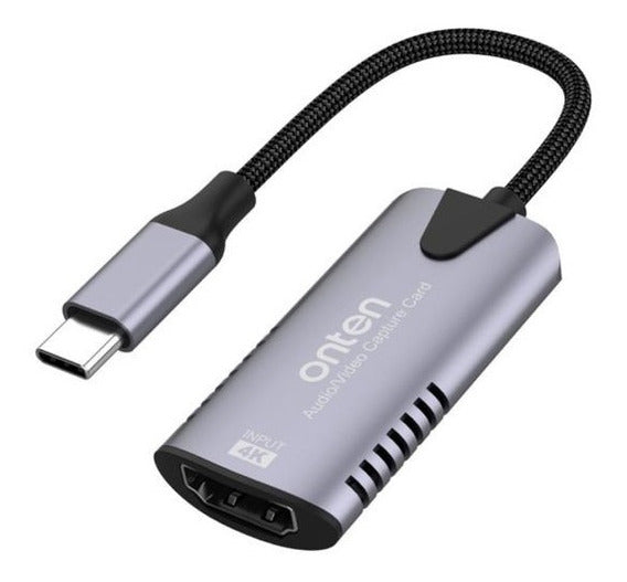 Tarjeta de Captura USB Tipo a a HDMI Hembra OTN-US323T Onten - Plateado