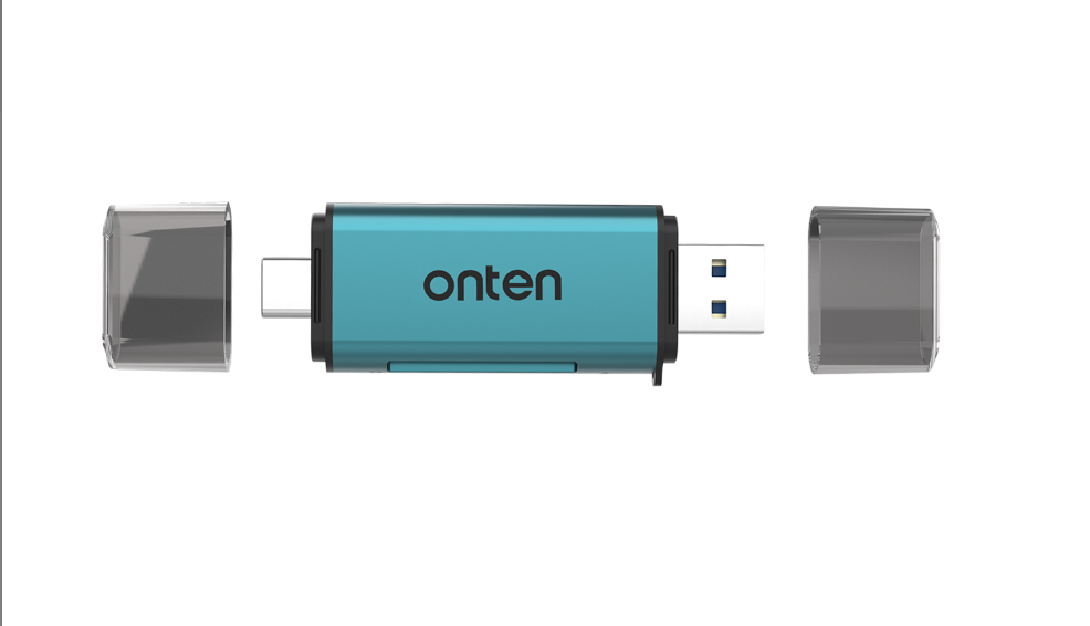 Lector Memoria USB Tipo C y Tipo a OTN-CR532 Onten