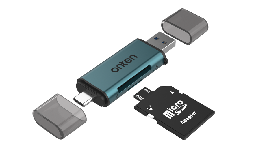 Lector Memoria USB Tipo C y Tipo a OTN-CR532 Onten