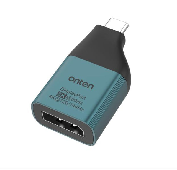 Convertidor USB Tipo C Macho a Display Port Hembra OTN-UC103 Onten - Negro