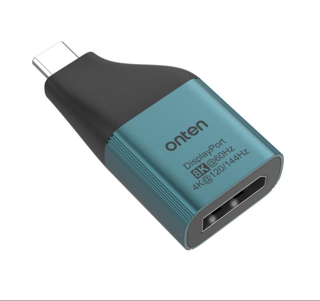 Convertidor USB Tipo C Macho a Display Port Hembra OTN-UC103 Onten - Negro