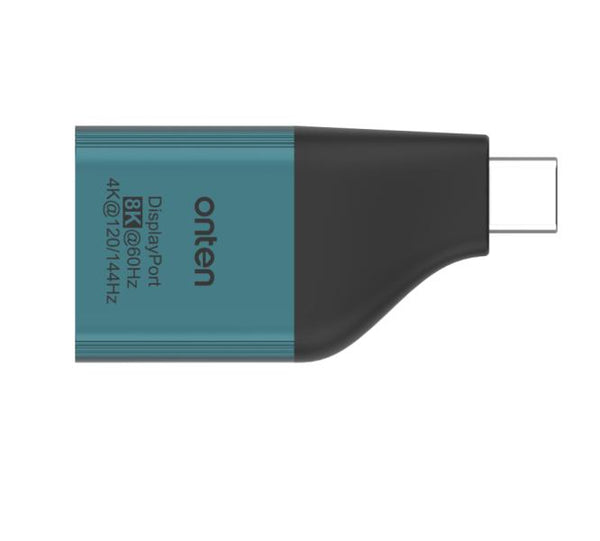 Convertidor USB Tipo C Macho a Display Port Hembra OTN-UC103 Onten - Negro