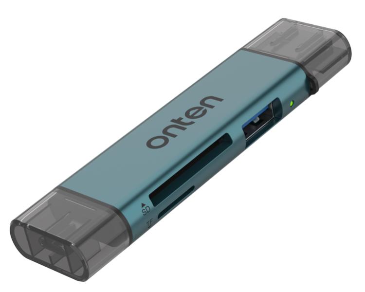 Lector Memoria USB Tipo C y Tipo a OTN-CR537 Onten