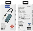 Adaptador Triple con Convertidor de Video Display Port OTN-DP935 Onten - Verde 1M