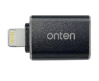Adaptador USB Lightning Macho a USB Tipo a Hembra OTN-LT101 Onten - Negro