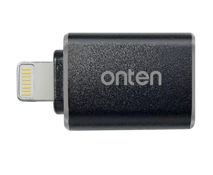 Adaptador USB Lightning Macho a USB Tipo a Hembra OTN-LT101 Onten - Negro