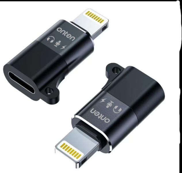 Adaptador USB Lightning Macho a USB Tipo C Hembra OTN-LT106 Onten - Negro
