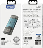 Onten lector SD tf USB c y USB a OTN-CR631
