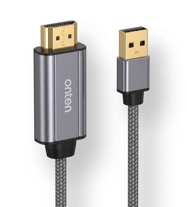 Onten cable usb-a a HDMI full HD OTN-US303 Imagen secundaria del producto