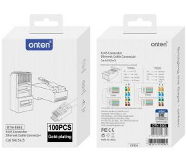 Conector RJ45 CAT5 5E E661 Onten