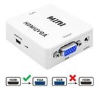 Convertidor Adaptador HDMI a VGA Caja