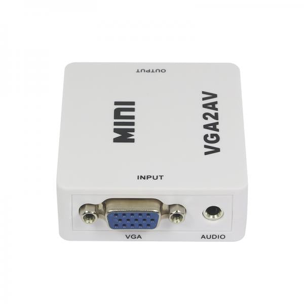 Convertidor Adaptador VGA a Rca Av