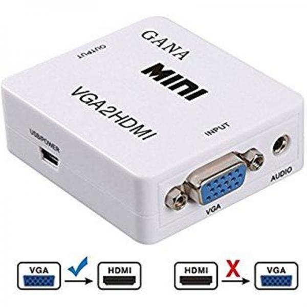 Convertidor Adaptador VGA a HDMI Caja