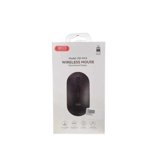 MOUSE INALAMBRICO  MODELO M13  XO NEGRO