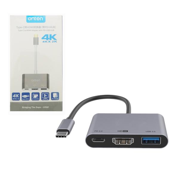 Onten cable adaptador USB-C a HDMI usb-b hembra OTN-9175 Imagen principal del producto