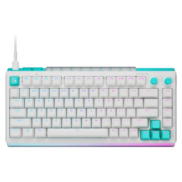 Teclado Gaming RGB Logitech G512 X 75 Mecanico USB Ingles Switches Tmr Tactil 920-013948 - Blanco