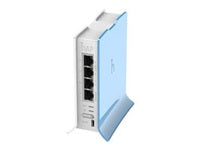 MikroTik RouterBOARD hAP lite - Enrutador inalámbrico - conmutador de 4 puertos