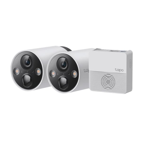 Pack 2 Cámaras Seguridad TP Link Tapo C420S2 Smart Wire-Free