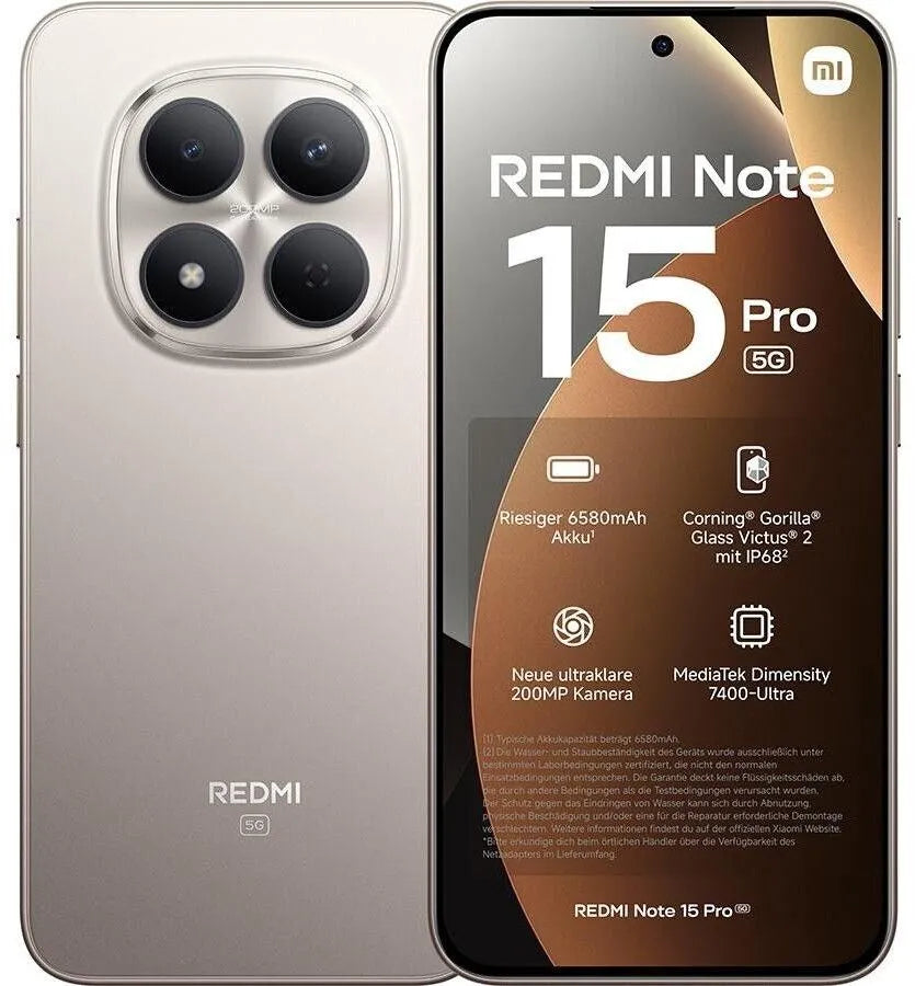 Celular Xiaomi Redmi note 15 pro+ 5G 512 GB mocha brown 72799 Imagen secundaria del producto