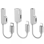 Cable USB Ligthing a 3.5 Hembra Enjoy Splitter RL-LA02I Remax - Blanco