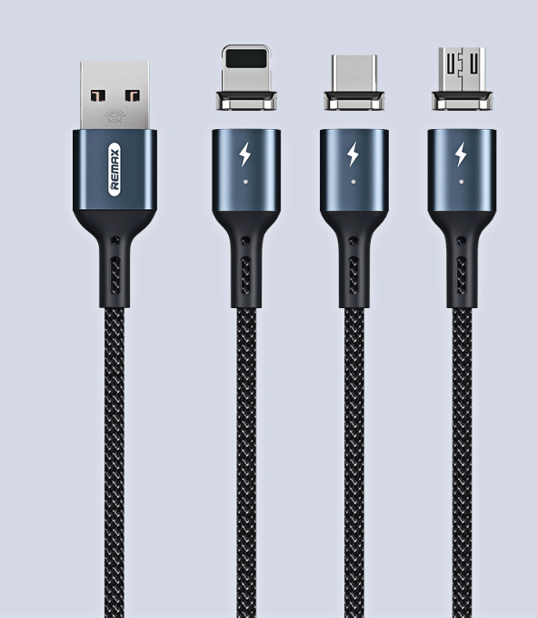Cable USB Micro B RC-156M Cigan 3A Remax - Negro