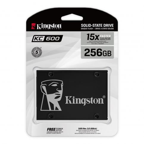 HD Interno 256GB Solido 2.5 Kingston Skc600/256g