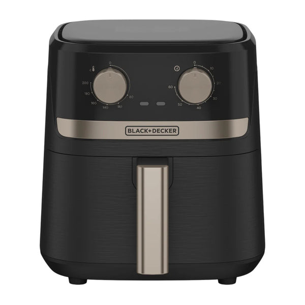 Black + Decker freidora de aire con perillas gris - AFBD42-3BDLA
