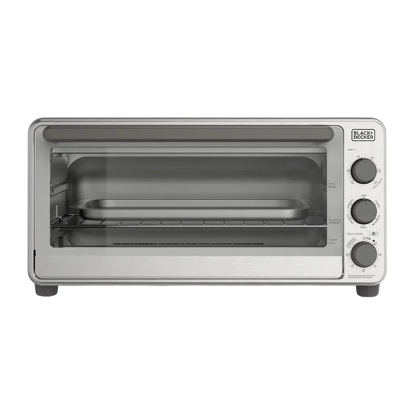 Black + Decker horno tostador 15 lts extra ancho color gris - TO8230-0GDLA