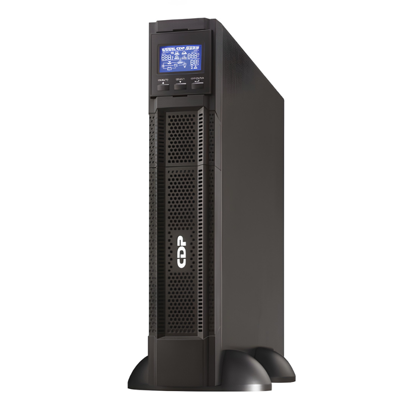 UPS Cdp UPO11-3RTAXI 3000VA 3000W Online Double Convertion 8 Iec-13/iec-c19/usb/serial Lcd/software Viewpower - Negro