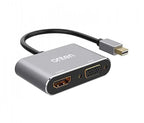 Cable Adaptador Mini Display Port a Hdmi+vga 4K 60HZ OTN-5131B Onten - Gris