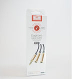 Cable 3.5mm Macho a 2 3.5mm Hembra ET-AUX201 Earldom - Negro/dorado