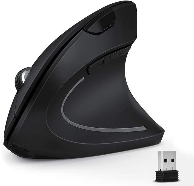 MOUSE INALAMBRICO ERGONOMICO  M886 NEGRO