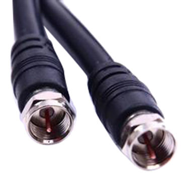 CABLE COAXIAL  RG-6 PARA ANTENA TV CON CONECTOR F 13M