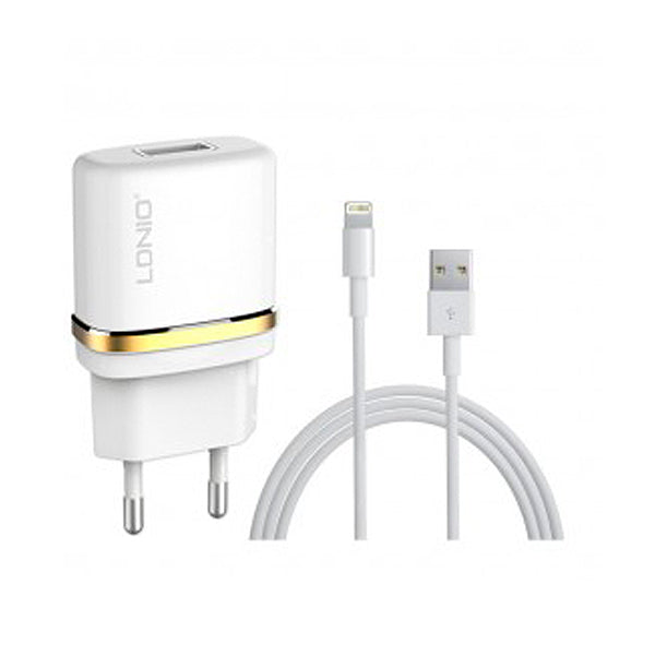Cargador Casa AC50 Ldnio - Lighthing Blanco