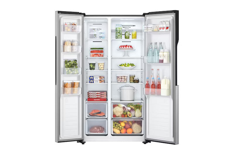 LG Refrigerator Side by Side 18 pc silver GS51BPP