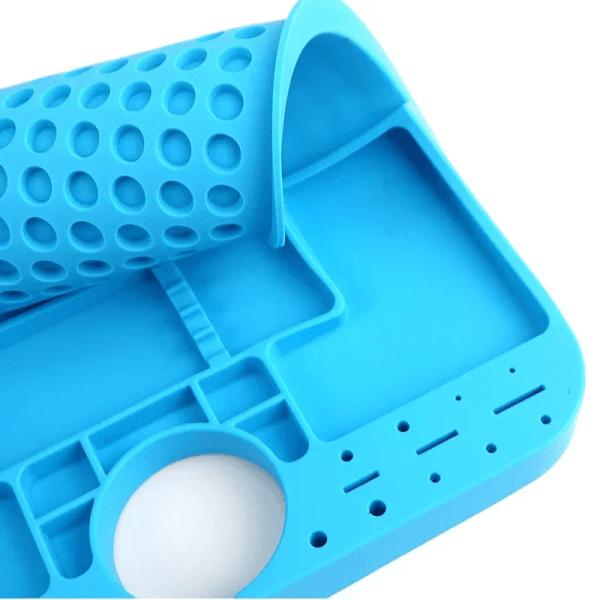 Tabla Silicon para Reparación en Microscopio RL-004M Relife - Celeste