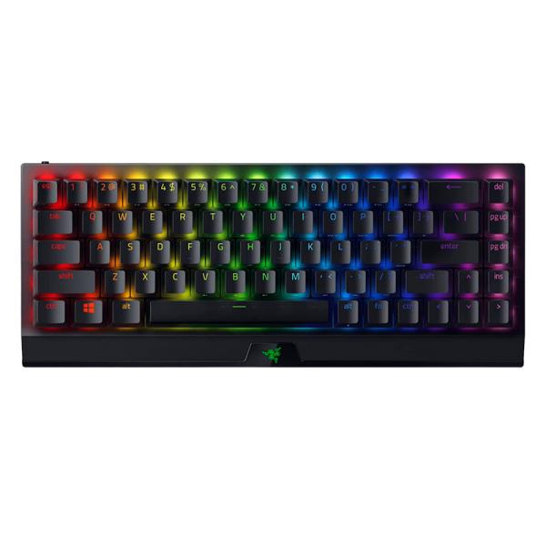 Teclado Gaming RGB Razer Blackwidow V3 Mini Hyperspeed Mecánico Alámbrico USB Español Switch Amarillo RZ03-03890900-R311 - Negro