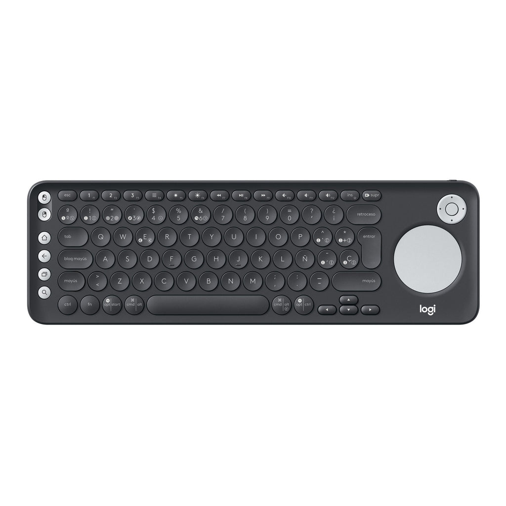 Teclado Logitech K600 inalámbrico bluetooth con touchpad inglés