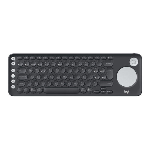 Teclado Logitech K600 inalámbrico bluetooth con touchpad inglés