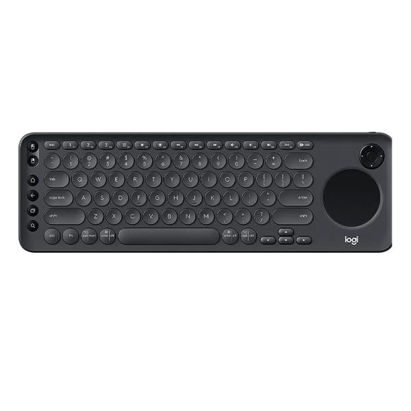 Teclado Logitech K600 Membrana Inalámbrico Bluetooth Inglés con Touchpad Integrado 920-008824 - Negro