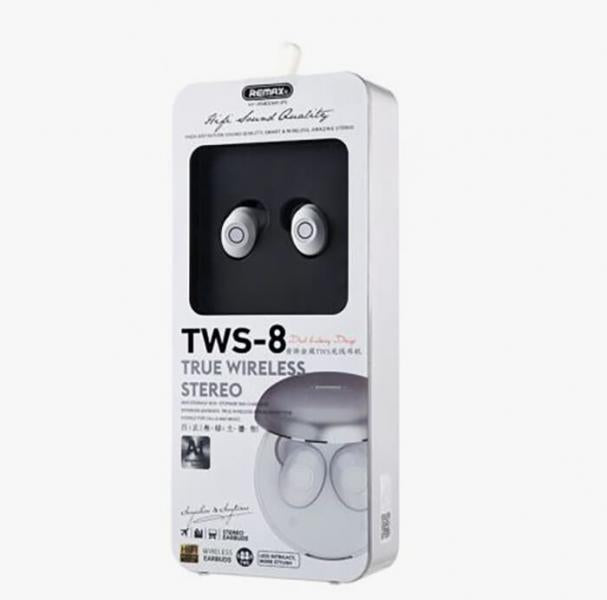 Audifonos Manos Libres Bluetooth TWS-8 Remax - Plateado