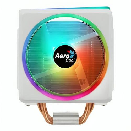 Enfriador CPU Aerocool Cylon 4F WH ARGB PWM Blanco LGA1700/AM5