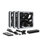 Abanico Aerocool edge 14 PRO ARGB 3x14 cm con hub H66F