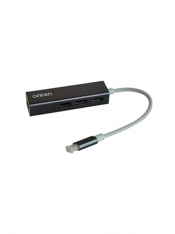 Hub USB Tipo a OTN-9595 Onten - Plateado